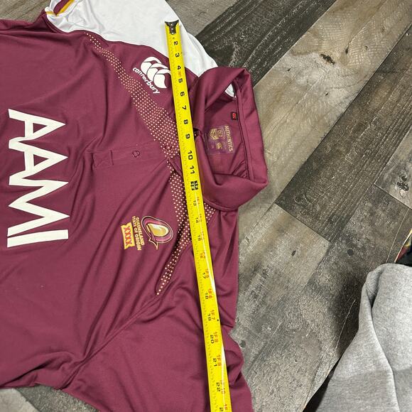 Queensland Maroons NRL Polo Shirt Size 2XL QLD Rugby League State Of Origin - Picture 4 of 14